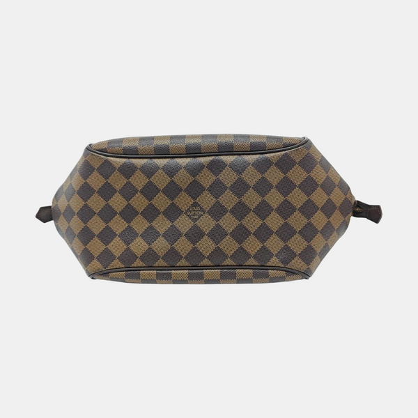 BELEM MM Damier Ebene Coated Canvas Brown