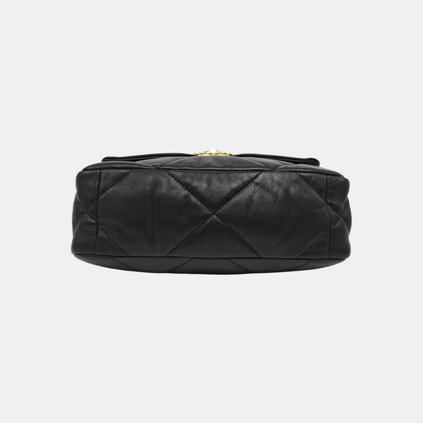 CHANEL 19 Small Quilted Lambskin Black
