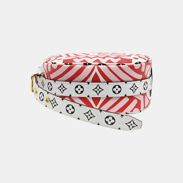 BOITE CHAPEAU PM Coated Canvas Red