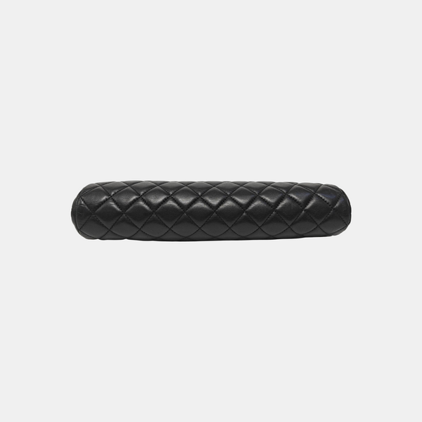 Quilted Calfskin Clutch Black
