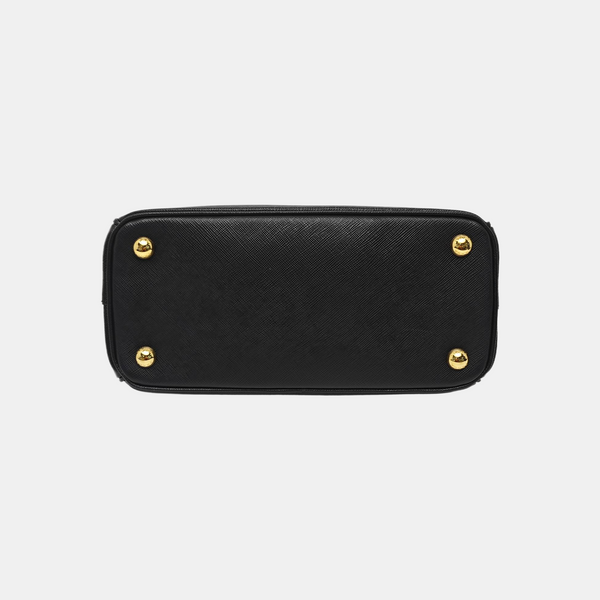 Saffiano Calfskin Shoulder Bag Black