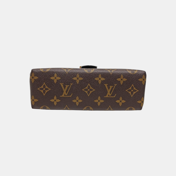 LOCKY BB Monogram Coated Canvas Brown