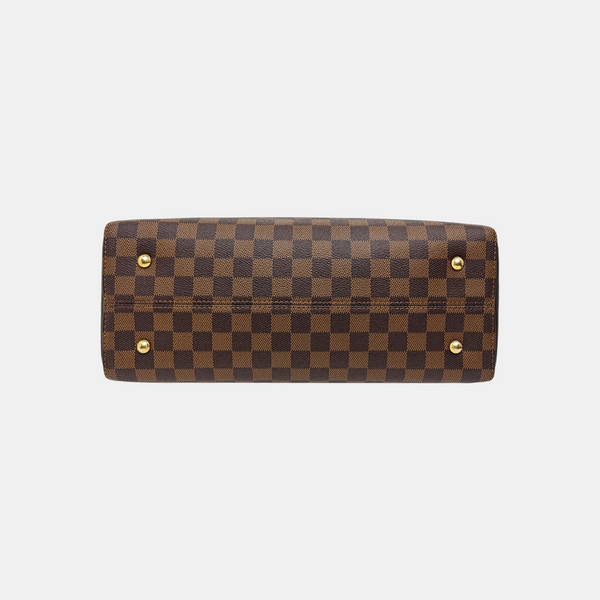 KENSINGTON BOWLING Damier Ebene Coated Canvas Brown