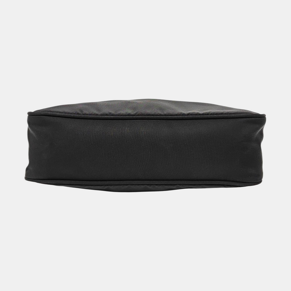 Authenticated pre-owned Re-Edition2000 Mini Nylon Black - Top Handle Bag at Looply