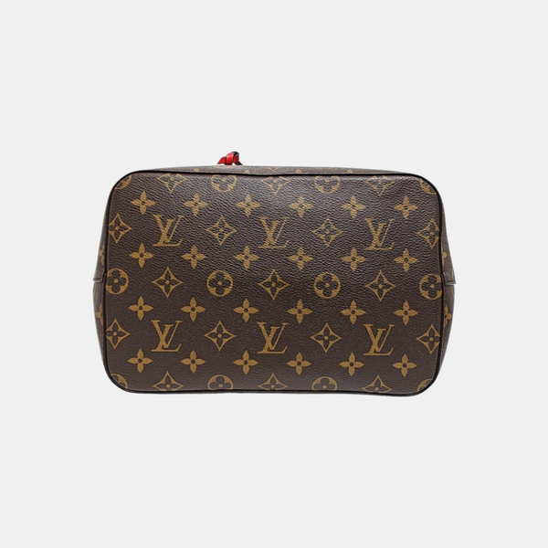 NÉONOÉ MM Monogram Coated Canvas Brown