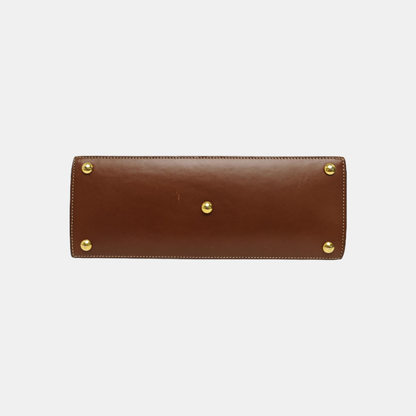 Padlock Small Monogram Coated Canvas Beige