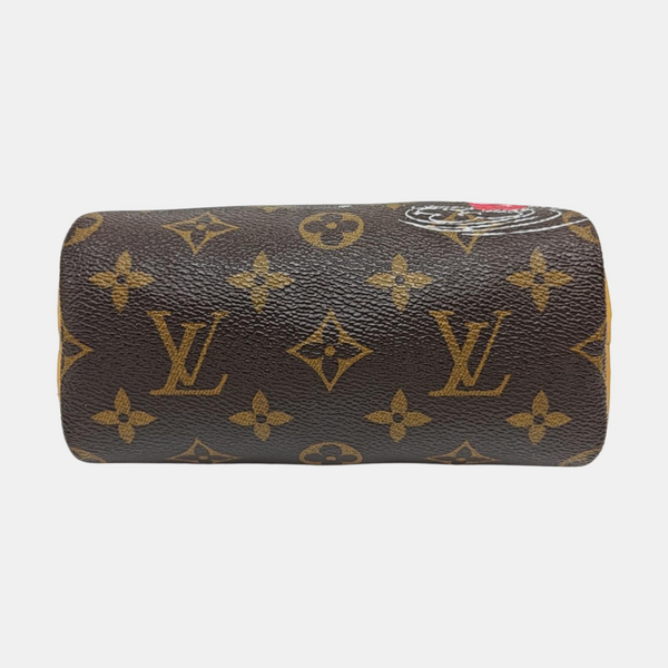 SPEEDY Nano Monogram lona revestida marrón