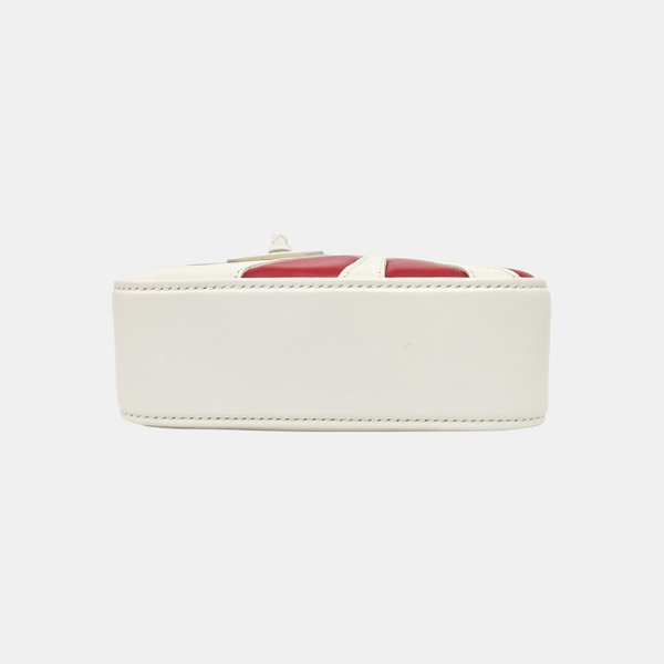 Quilted Calfskin Tote Bag White
