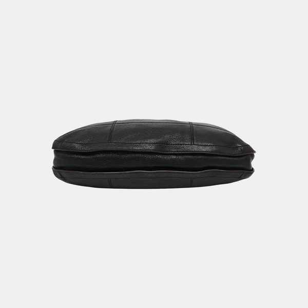 Calfskin Top Handle Bag Black