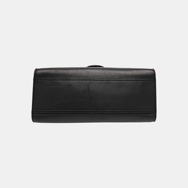 GG Marmont Top Handle Large Calfskin Black
