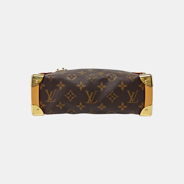 SIDE TRUNK MM Monogram Coated Canvas Brown