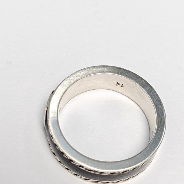 925 Sterling Silver Ring HK 14