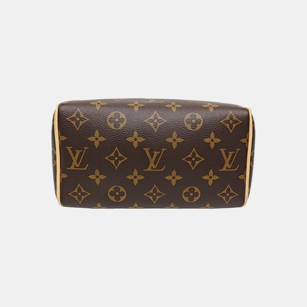 SPEEDY 20 Monogram Coated Canvas Brown