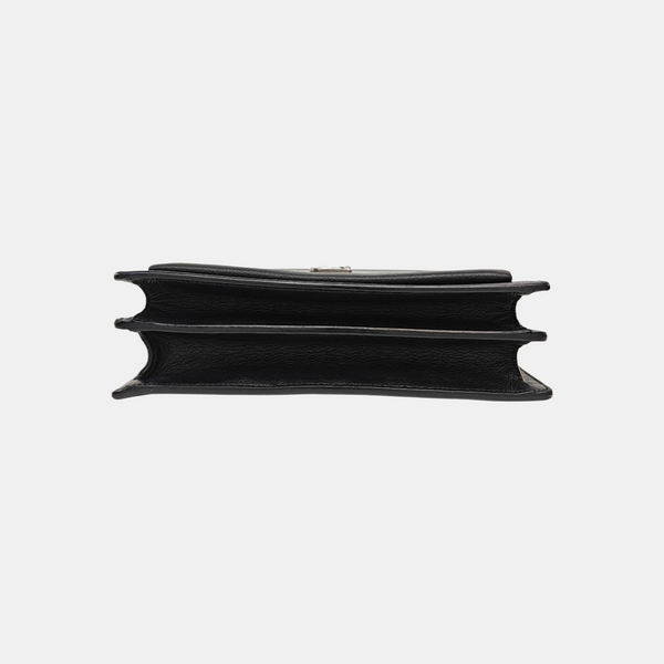 SUNSET Medium Calfskin Black