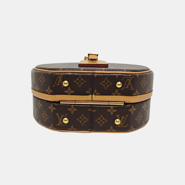 BOITE CHAPEAU PM Monogram Coated Canvas Brown