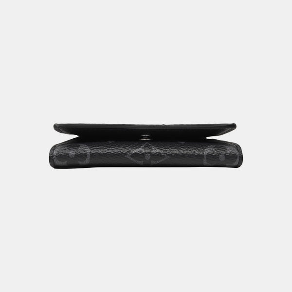 Monogram Coated Canvas Card Holder Black