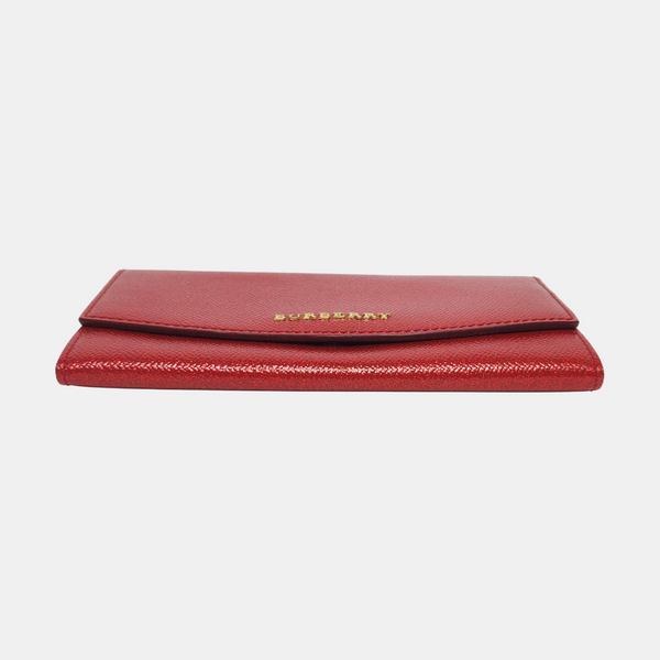 Patent Leather Wallet Red