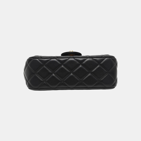 Quilted Lambskin Small Black