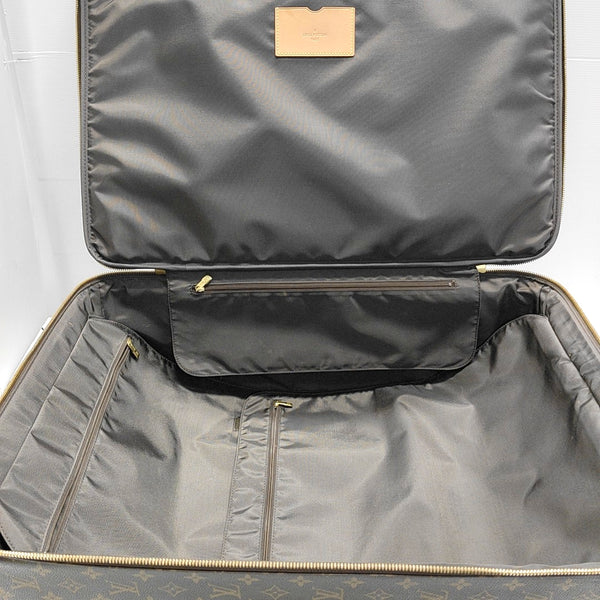 Monogram Coated Canvas Luggage Brown