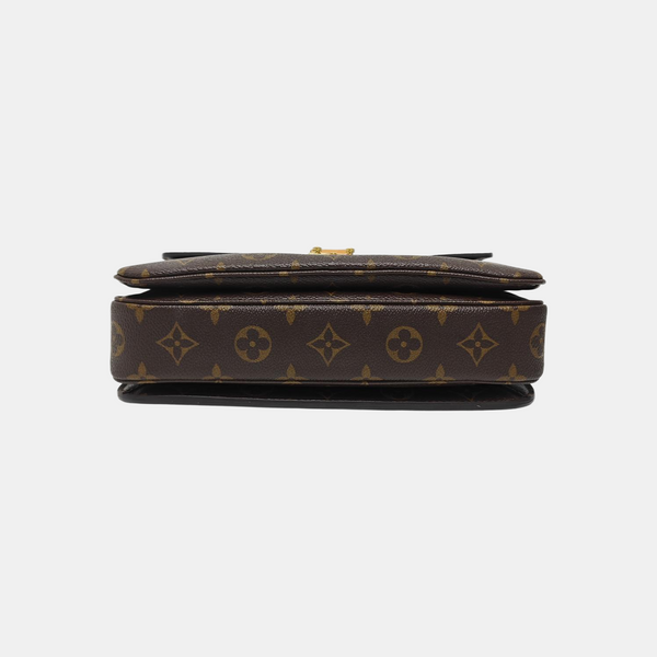 MÉTIS MM Monogram Coated Canvas Brown