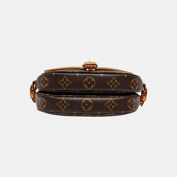 SAUMUR BB Monogram Coated Canvas Brown