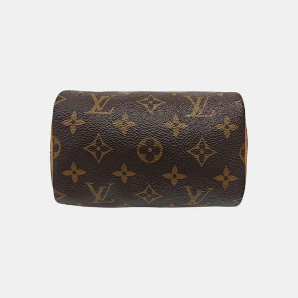SPEEDY Nano Monogram Coated Canvas Brown