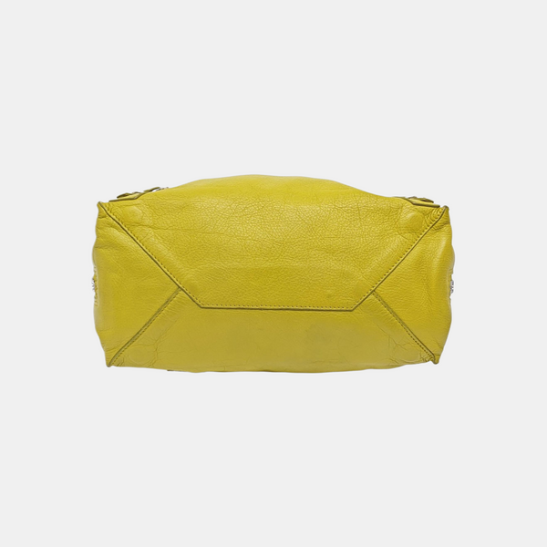 Classic City Small Lambskin Green