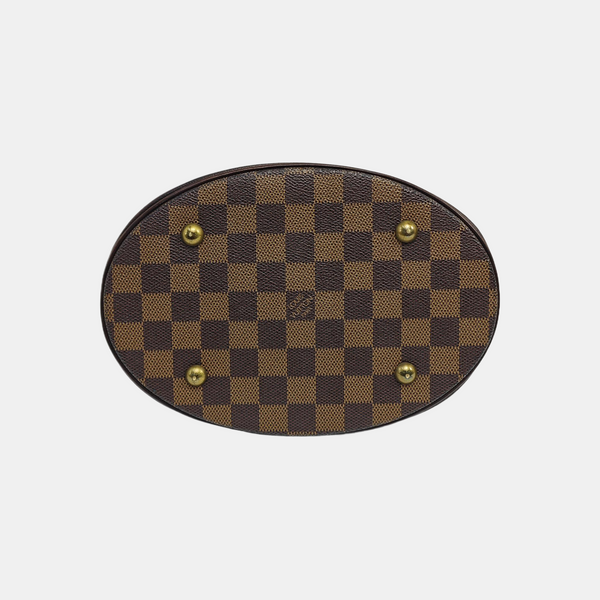 BUCKET PM Damier Ebene Coated Canvas Brown