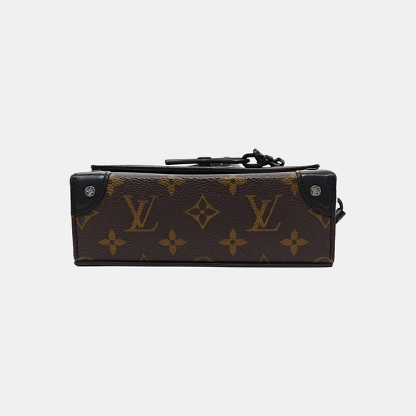 SOFT TRUNK Mini Monogram Coated Canvas Brown