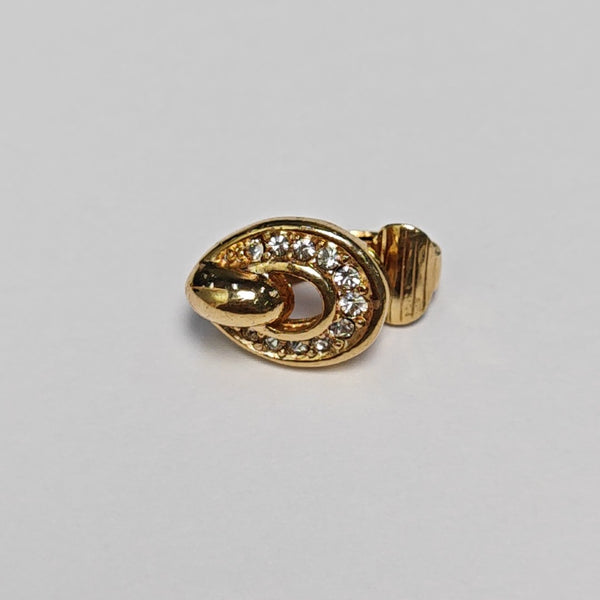 Metal Gold Clip On Earrings