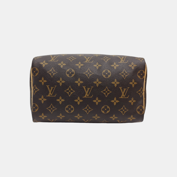 SPEEDY 25 Monogram Coated Canvas Brown