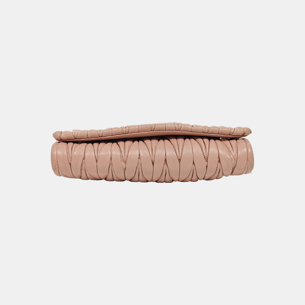 Quilted Lambskin Shoulder Bag Pink