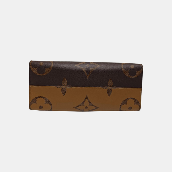 ONTHEGO MM Monogram Coated Canvas Brown