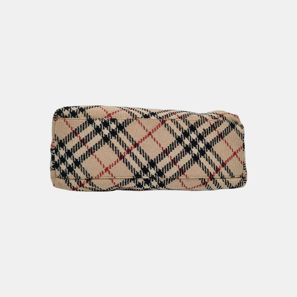 Fabric Shoulder Bag Beige