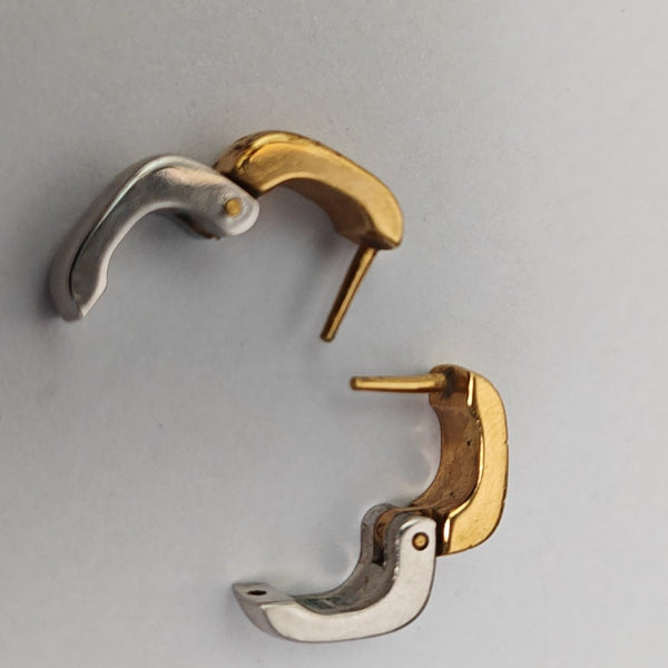 Metal Gold Stud Earrings