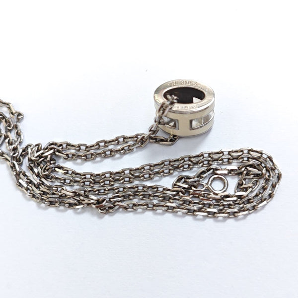 Pop H Metal Silver Necklace