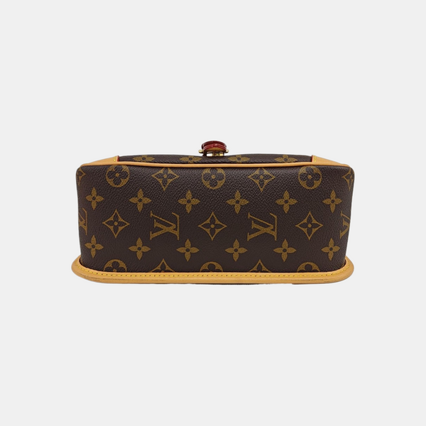 DIANE Monogram Coated Canvas Brown