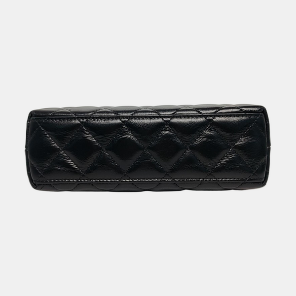 KELLY Mini Quilted Calfskin Black