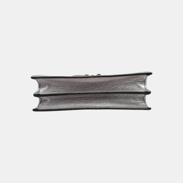 Miu Confidential Calfskin Silver