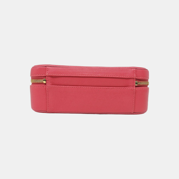 FILIGREE Medium Quilted Grained Calfskin Red