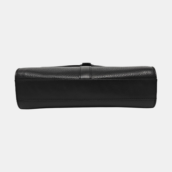Calfskin Shoulder Bag Black