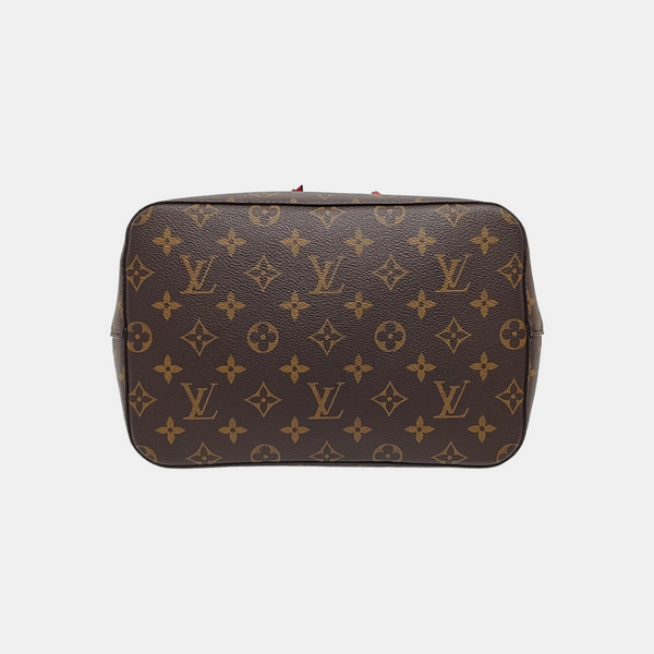 NÉONOÉ MM Monogram Coated Canvas Brown