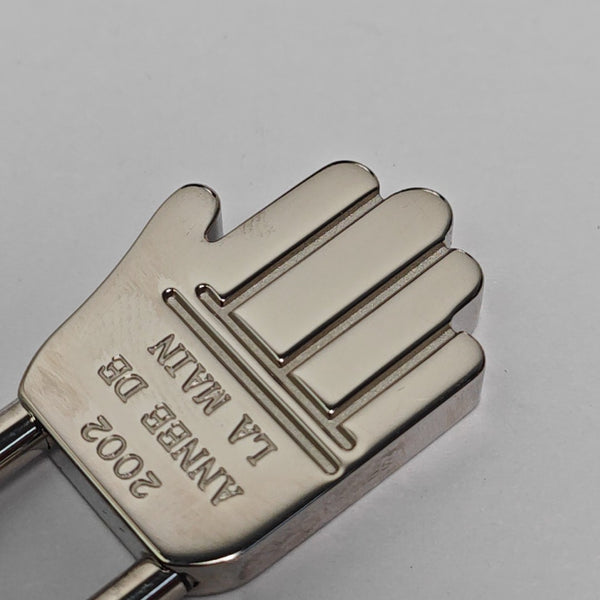 Metal Bag Charm Silver
