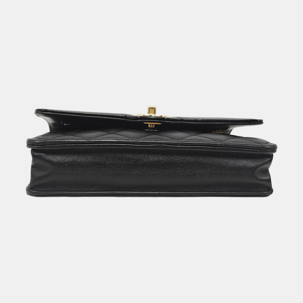 WOC Quilted Lambskin Black