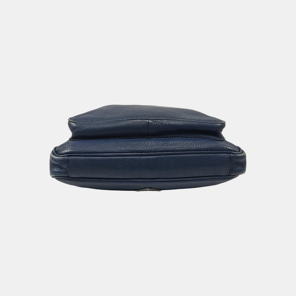 Vela Messenger Bag Calfskin Blue