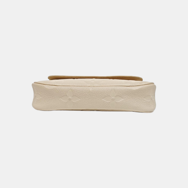 IVY Monogram Calfskin Beige