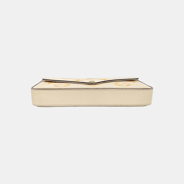 FÉLICIE Monogram Calfskin Yellow