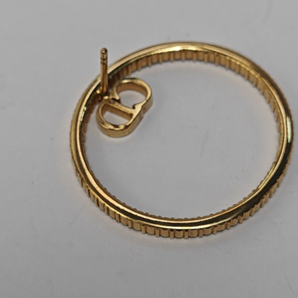 Dior Tribales Metal Gold Earrings