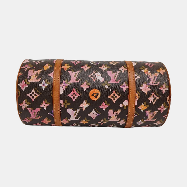 PAPILLON 30 Monogram Coated Canvas Brown