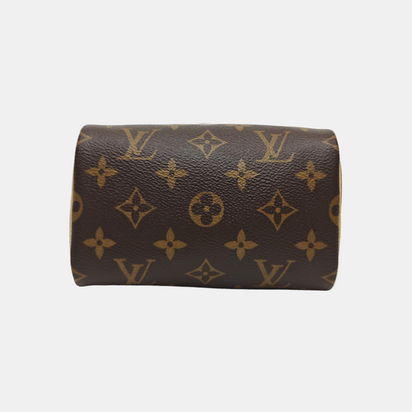 SPEEDY Nano Monogram Coated Canvas Brown